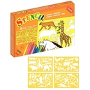 szablony-zwierzeta-z-kredkami-quercetti