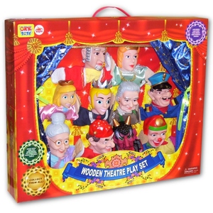 Teatrzyk Z Drewna 10 Kukiełek - Playme